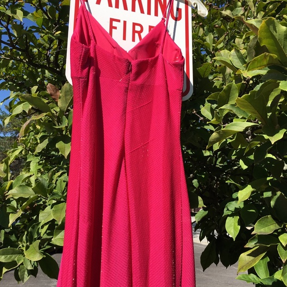 De Laru by Sheila Yen Pink Iridescent Long Gown - Picture 7 of 8